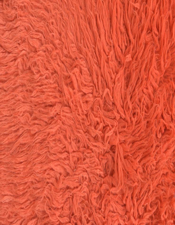 Detail image of  3' 2 x 5' 6  Hand Knotted Moroccan Wool Rug