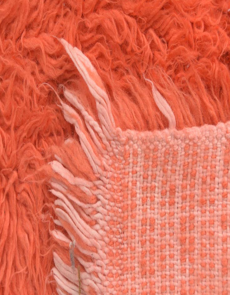 Detail image of  3' 2 x 5' 6  Hand Knotted Moroccan Wool Rug