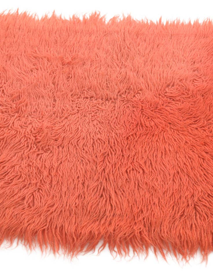 Detail image of  2' 6 x 4' 6  Hand Knotted Moroccan Wool Rug