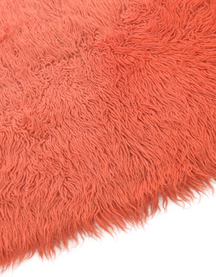 Detail image of  2' 6 x 4' 6  Hand Knotted Moroccan Wool Rug