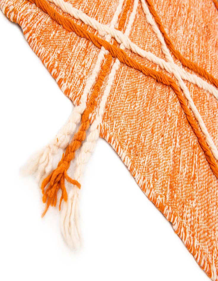 Detail image of  5' 10 x 10' 6  Hand Knotted Moroccan Wool Rug