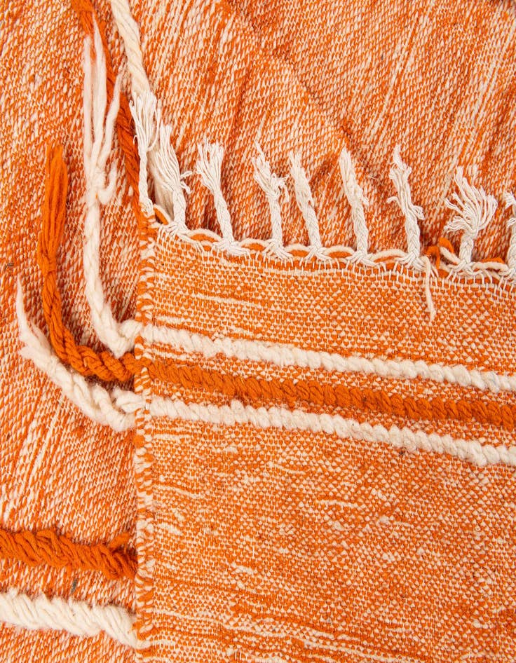 Detail image of  5' 10 x 10' 6  Hand Knotted Moroccan Wool Rug