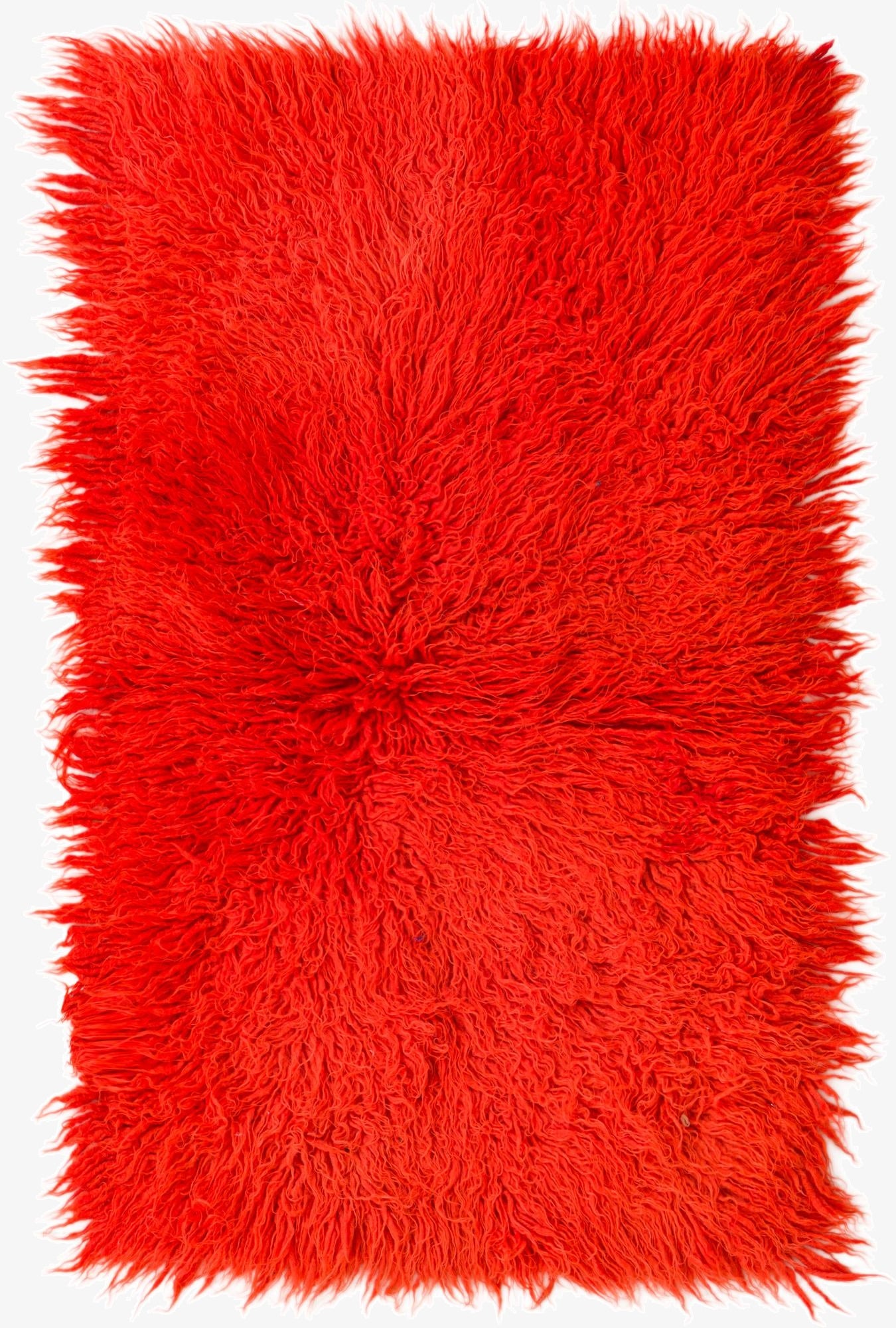  2' 8 x 4' 3  Hand Knotted Moroccan Wool Rug