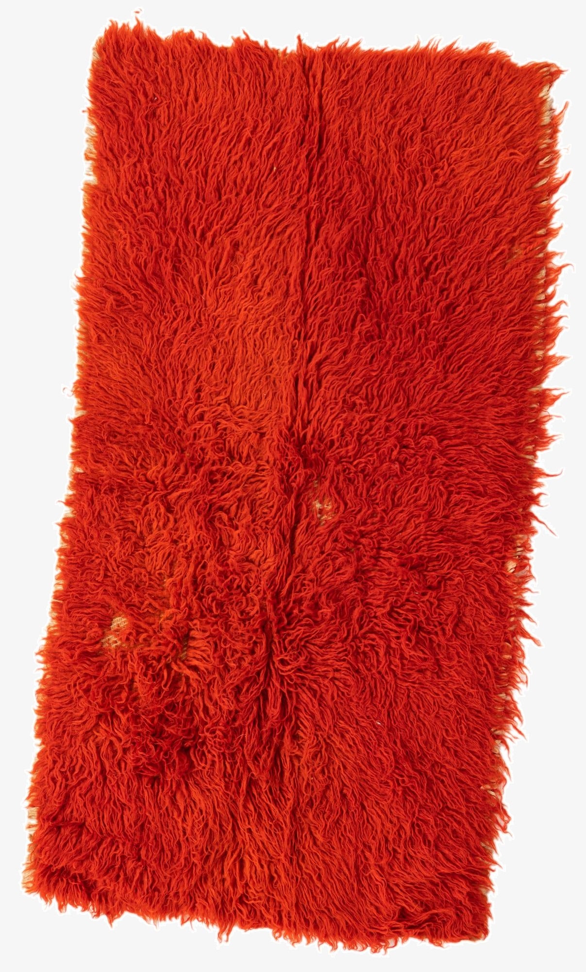  2' 4 x 4' 3  Hand Knotted Moroccan Wool Rug