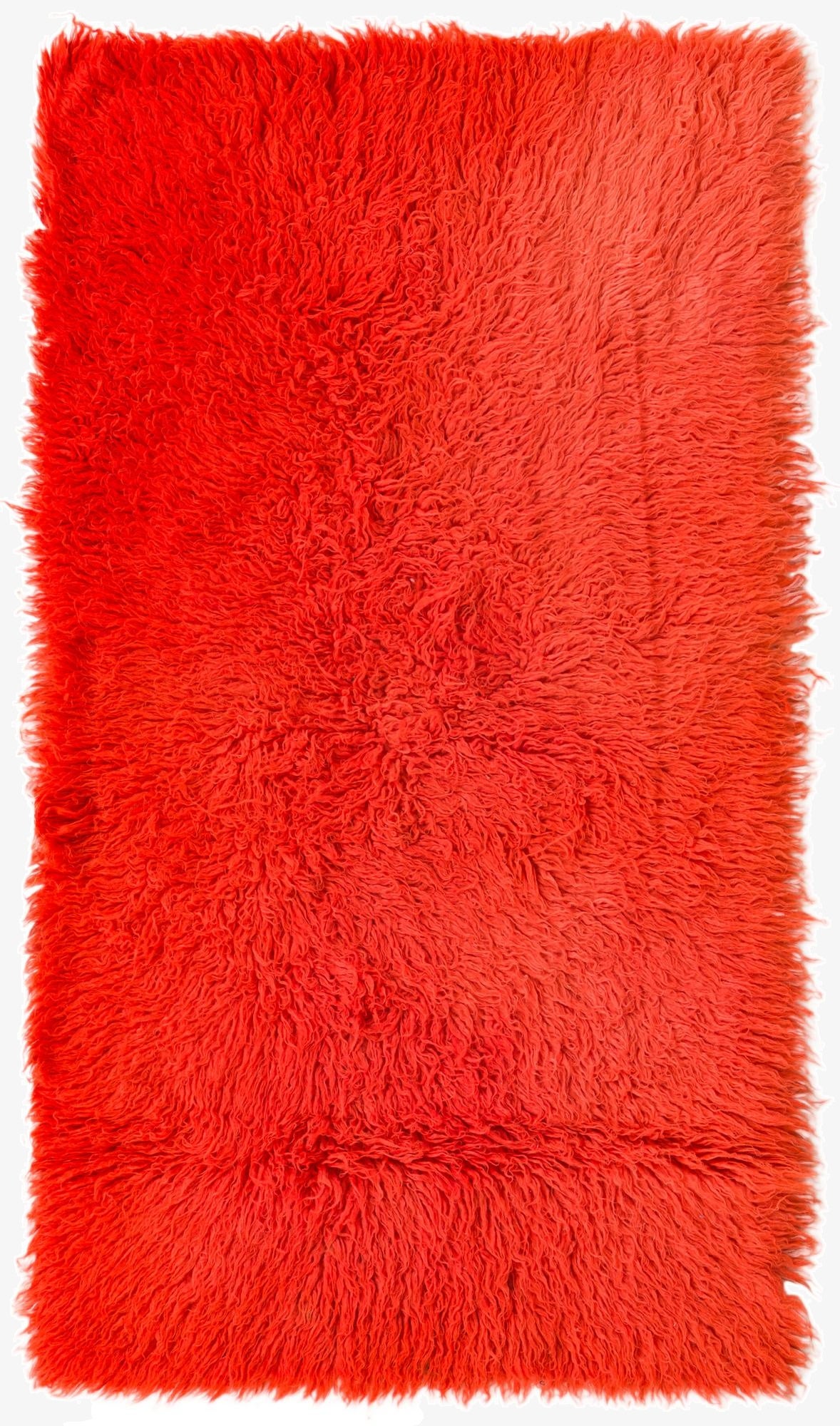  3' 1 x 5' 3  Hand Knotted Moroccan Wool Rug