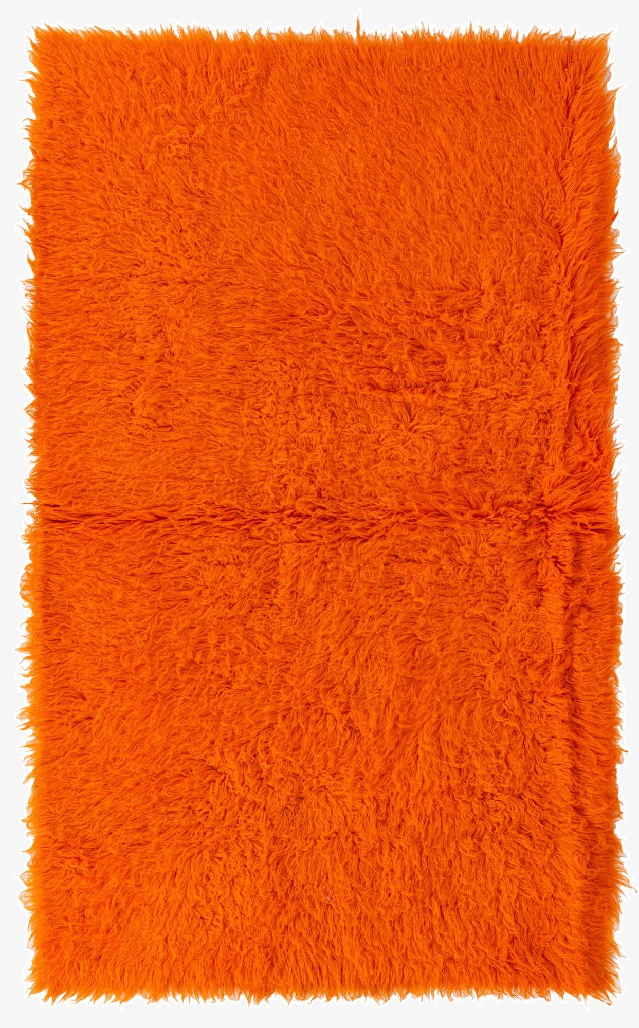  4' 1 x 7'  Hand Knotted Moroccan Wool Rug