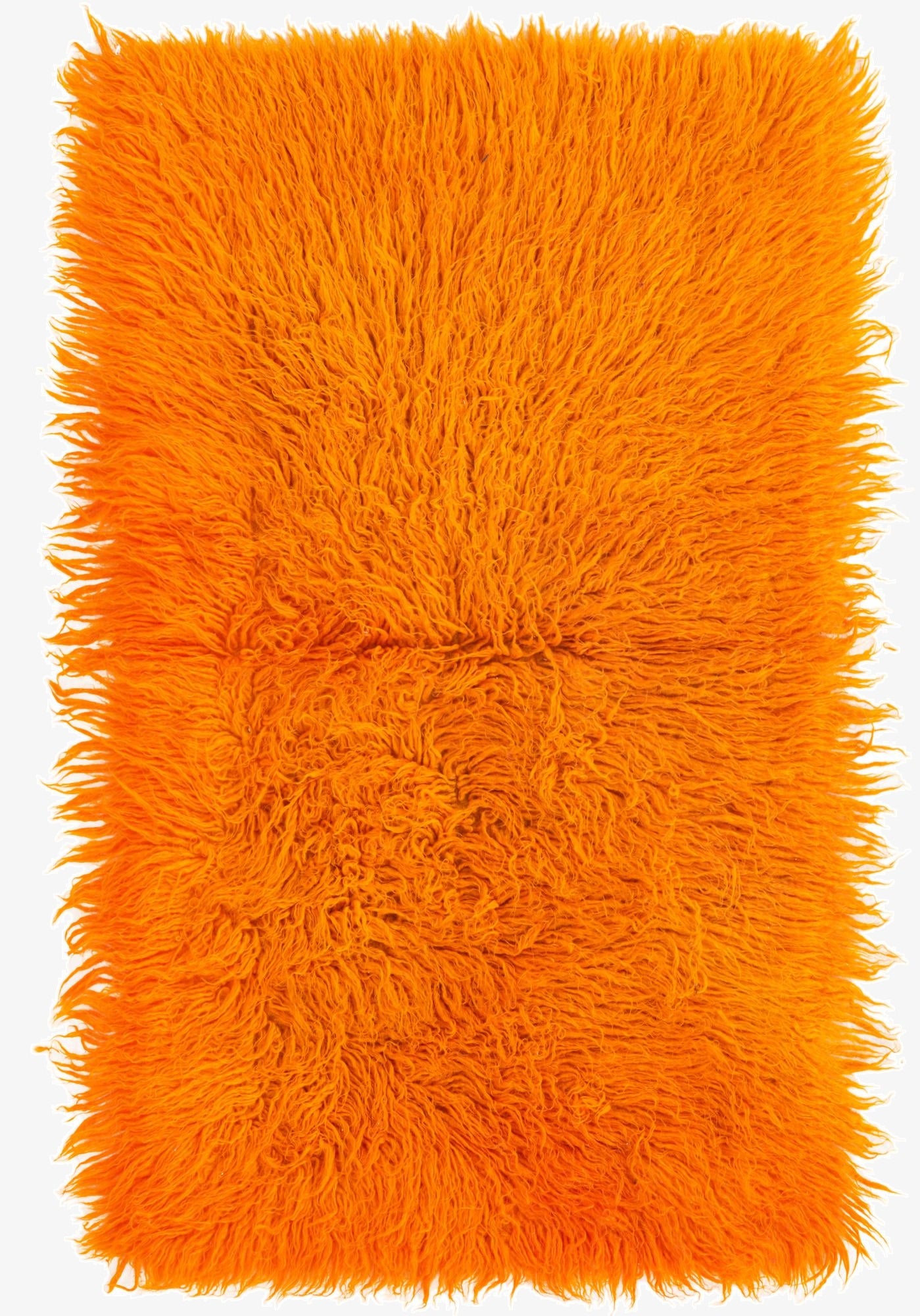  2' 4 x 3' 9  Hand Knotted Moroccan Wool Rug