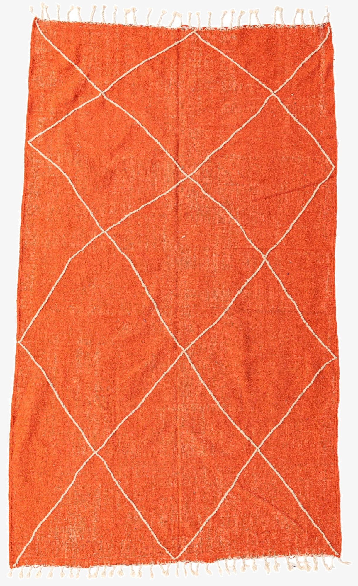  6' 5 x 10' 8  Hand Knotted Moroccan Wool Rug