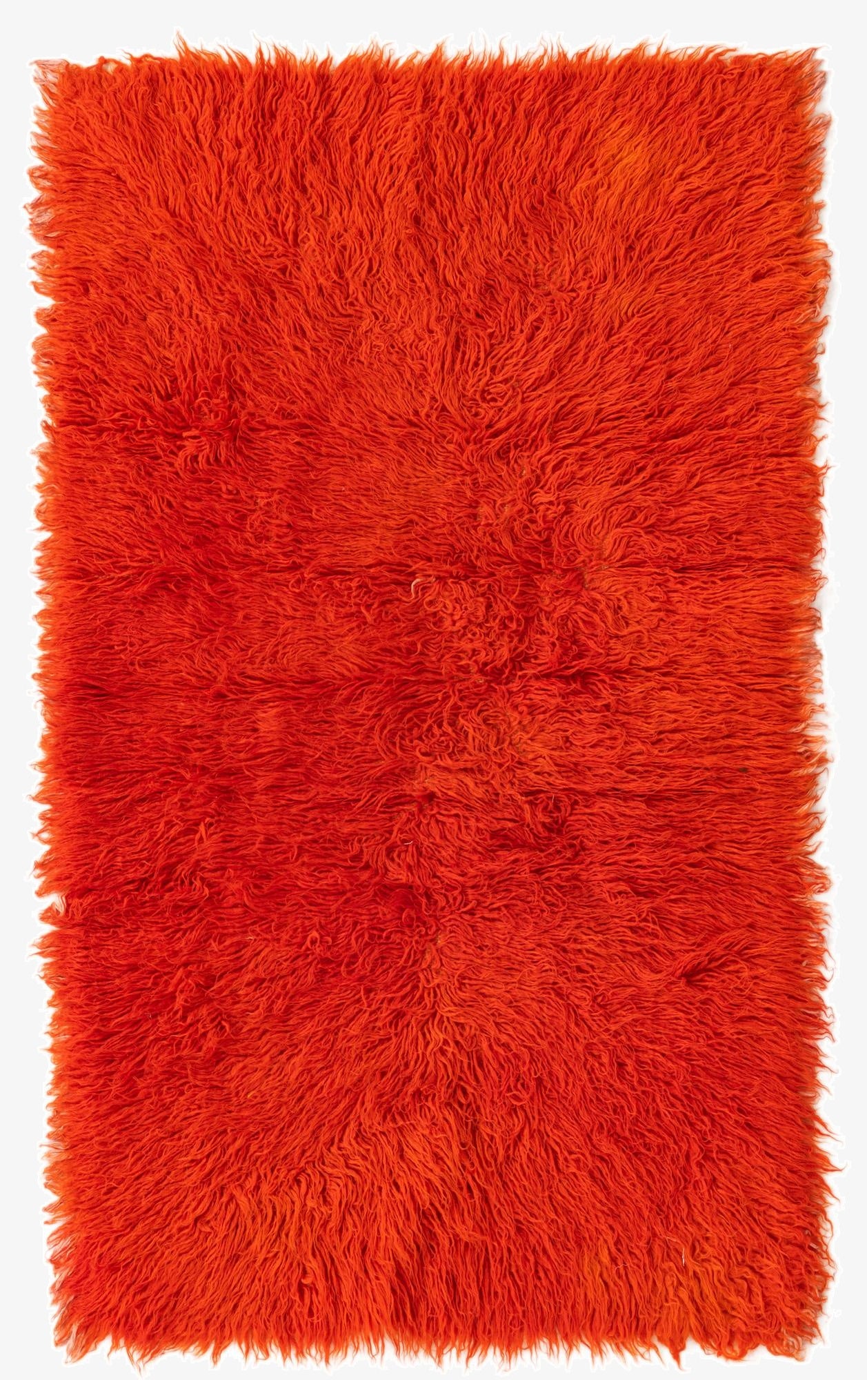  3' 2 x 5' 3  Hand Knotted Moroccan Wool Rug