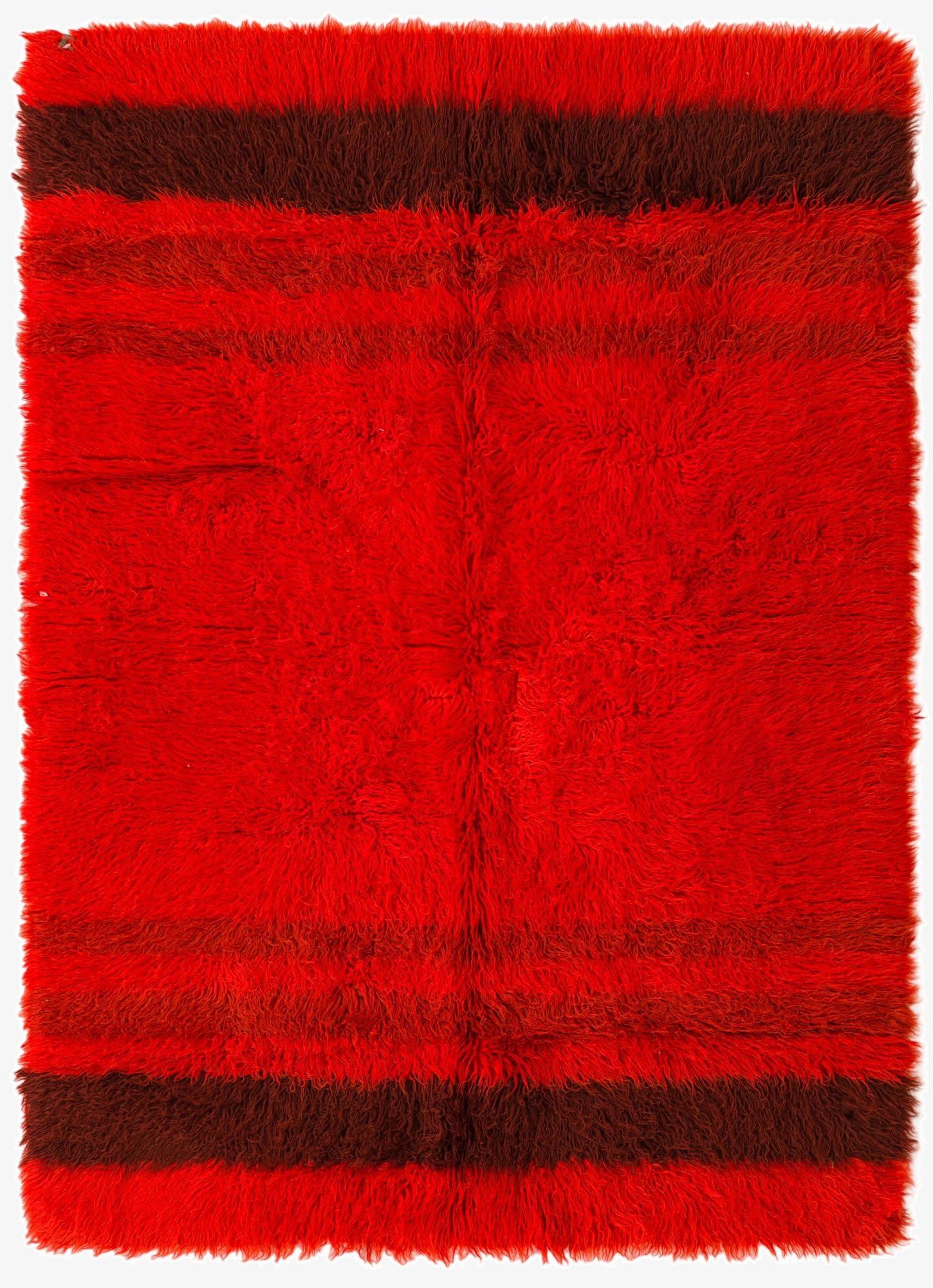  4' 8 x 6' 6  Hand Knotted Moroccan Wool Rug