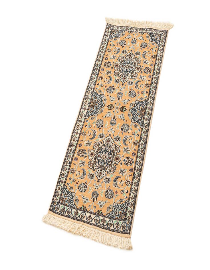 Detail image of  1' 8 x 4' 2  Hand Knotted Nain Rug