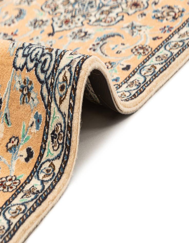 Detail image of  1' 8 x 4' 2  Hand Knotted Nain Rug