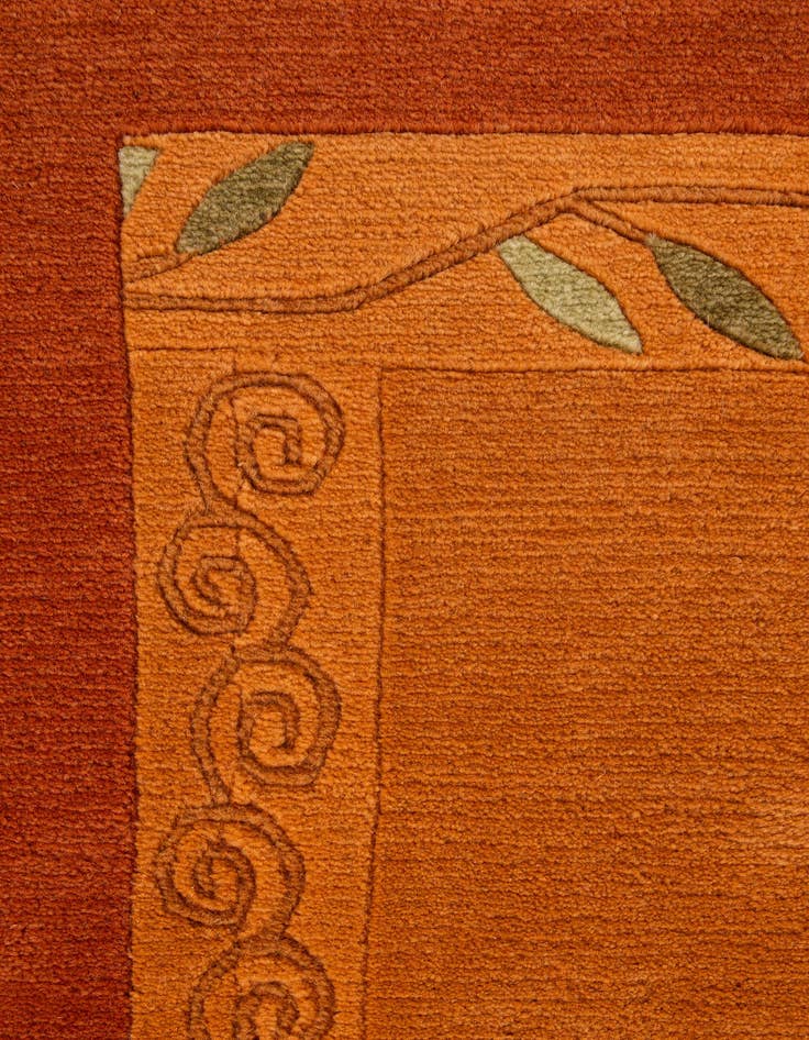 Detail image of  5' 7 x 7' 10  Hand Knotted Nepal Wool Rug