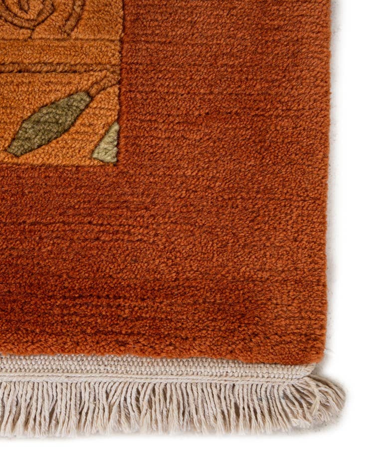 Detail image of  5' 7 x 7' 10  Hand Knotted Nepal Wool Rug