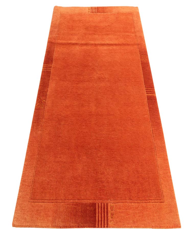 Detail image of  4' 8 x 6' 6  Hand Knotted Nepal Rug