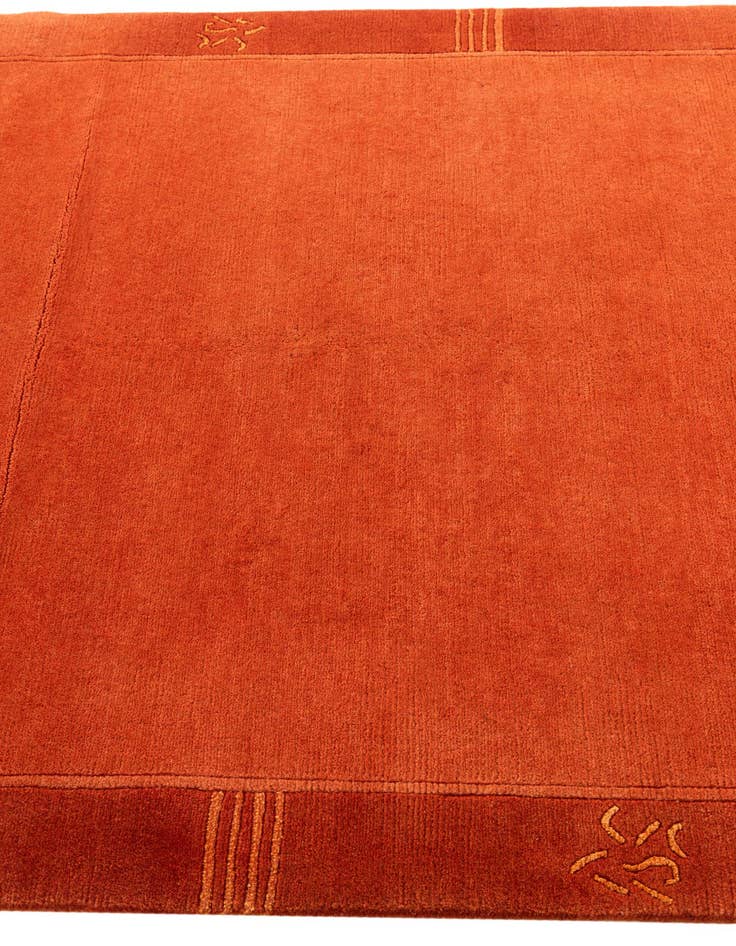 Detail image of  4' 8 x 6' 6  Hand Knotted Nepal Rug