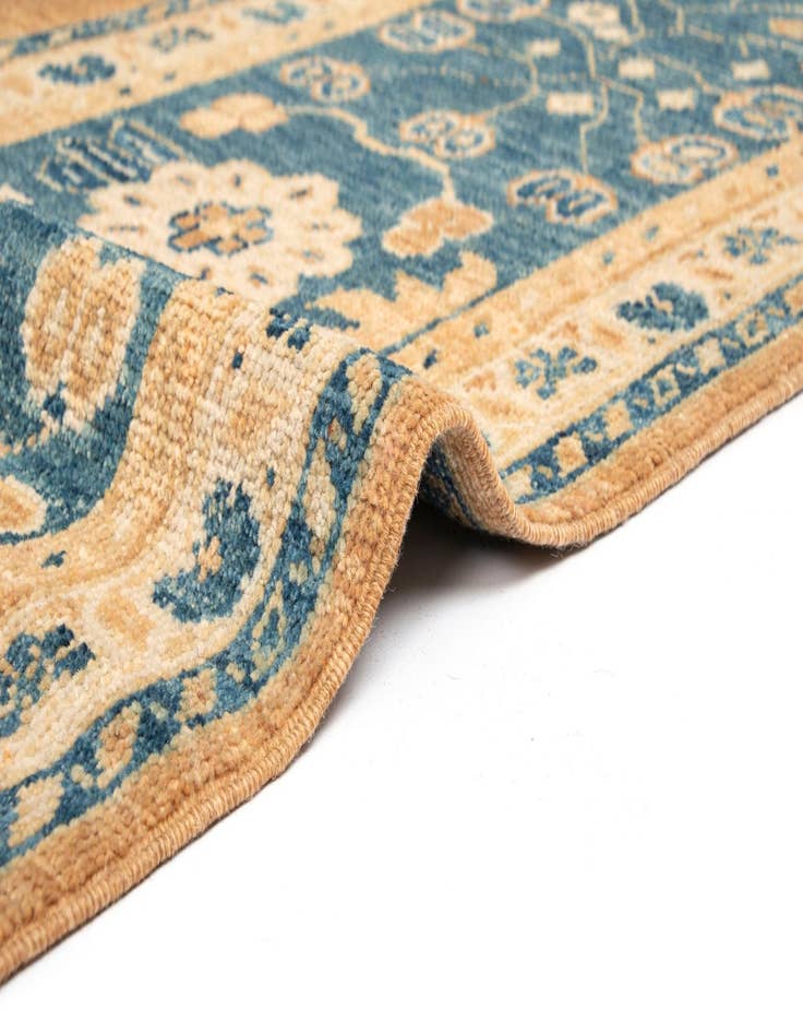 Detail image of  8' 10 x 11' 6  Hand Knotted Oushak Wool Rug