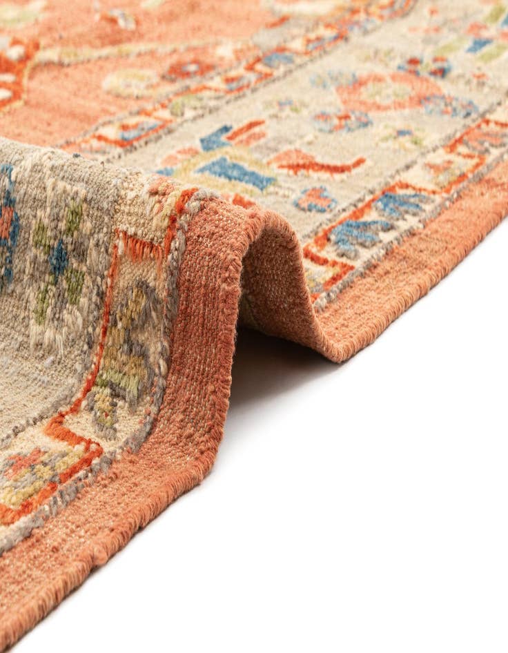 Detail image of  9' 9 x 11' 8  Hand Knotted Oushak Rug