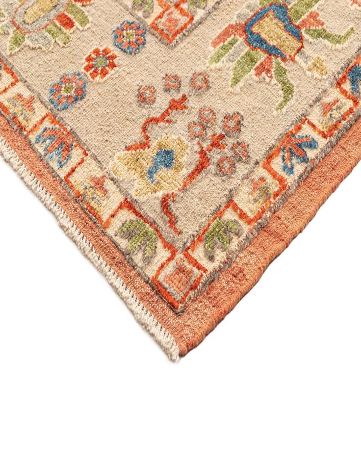 Detail image of  9' 9 x 11' 8  Hand Knotted Oushak Rug