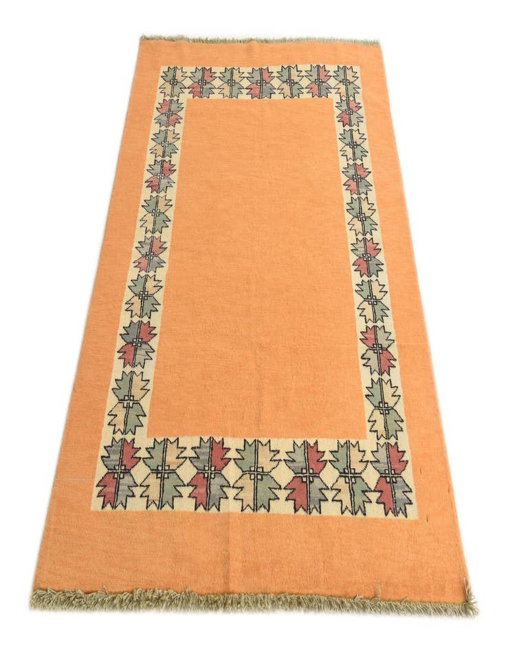 Detail image of  4' 1 x 5' 1  Hand Knotted Peshawar Ziegler Rug