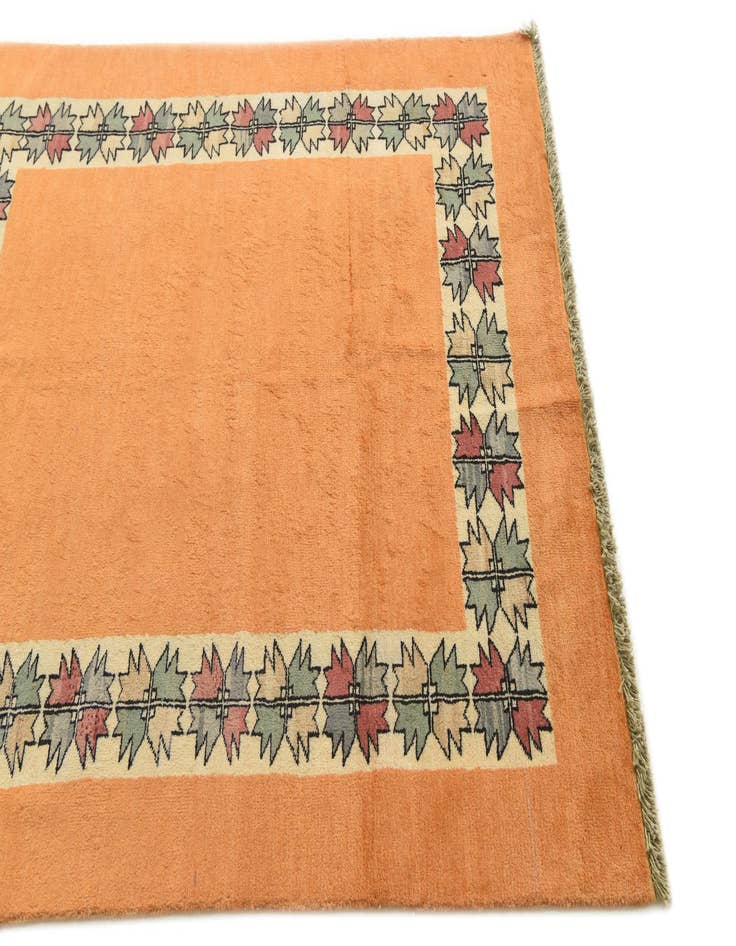 Detail image of  4' 1 x 5' 1  Hand Knotted Peshawar Ziegler Rug