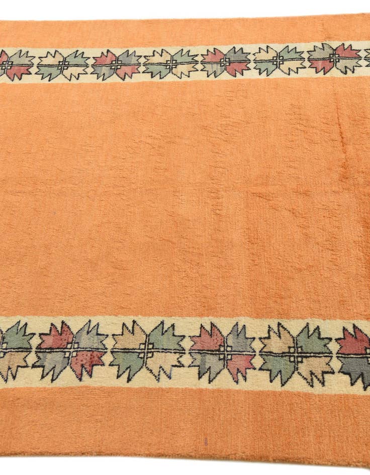 Detail image of  4' 1 x 5' 1  Hand Knotted Peshawar Ziegler Rug