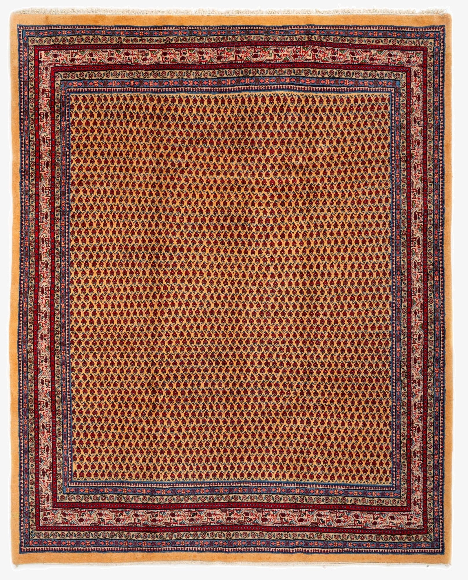  8' 4 x 10' 2  Hand Knotted Sarough Mir Persian Wool Rug