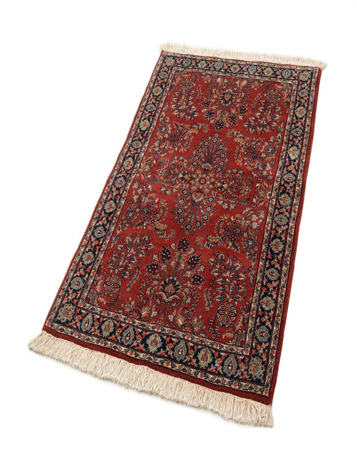 Detail image of  3' 6 x 5' 2  Hand Knotted Sarough Wool Rug