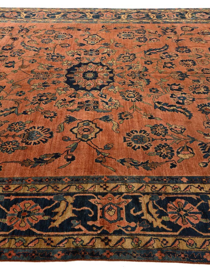 Detail image of  10' 2 x 12' 9  Hand Knotted Sarough Persian Wool Rug