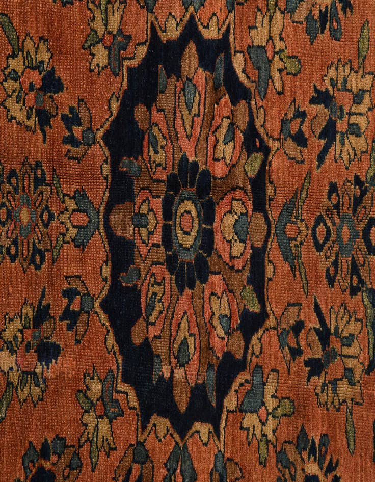 Detail image of  10' 2 x 12' 9  Hand Knotted Sarough Persian Wool Rug
