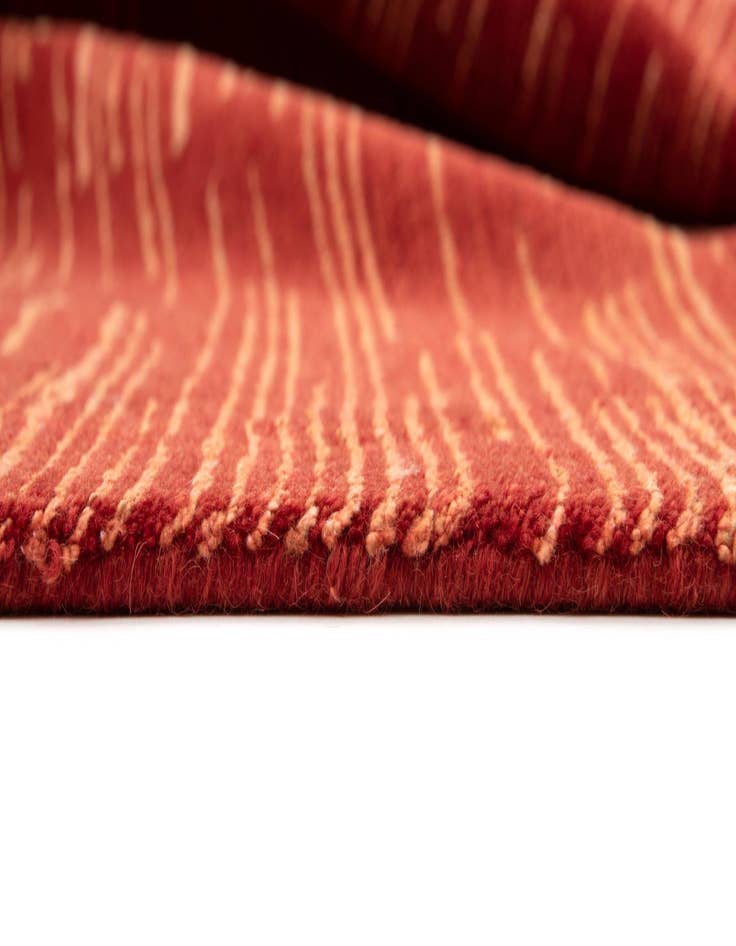 Detail image of  4' 9 x 6' 6  Hand Knotted Simla Mohair Rug