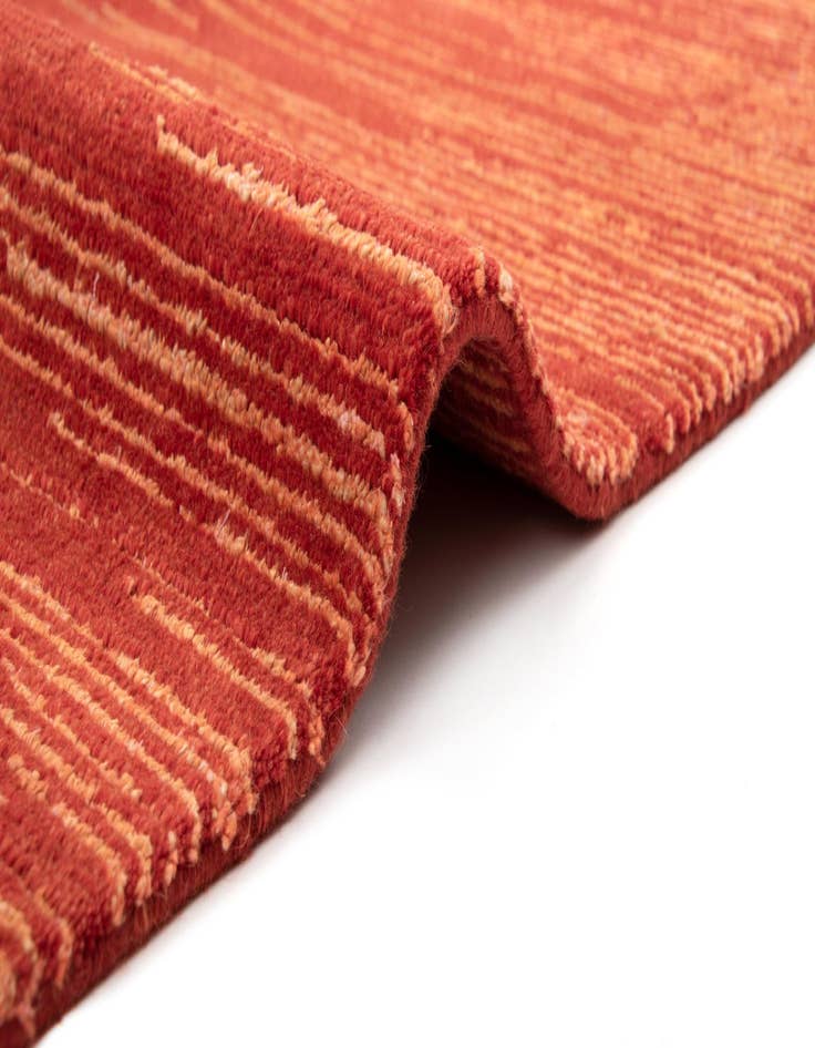 Detail image of  4' 9 x 6' 6  Hand Knotted Simla Mohair Rug