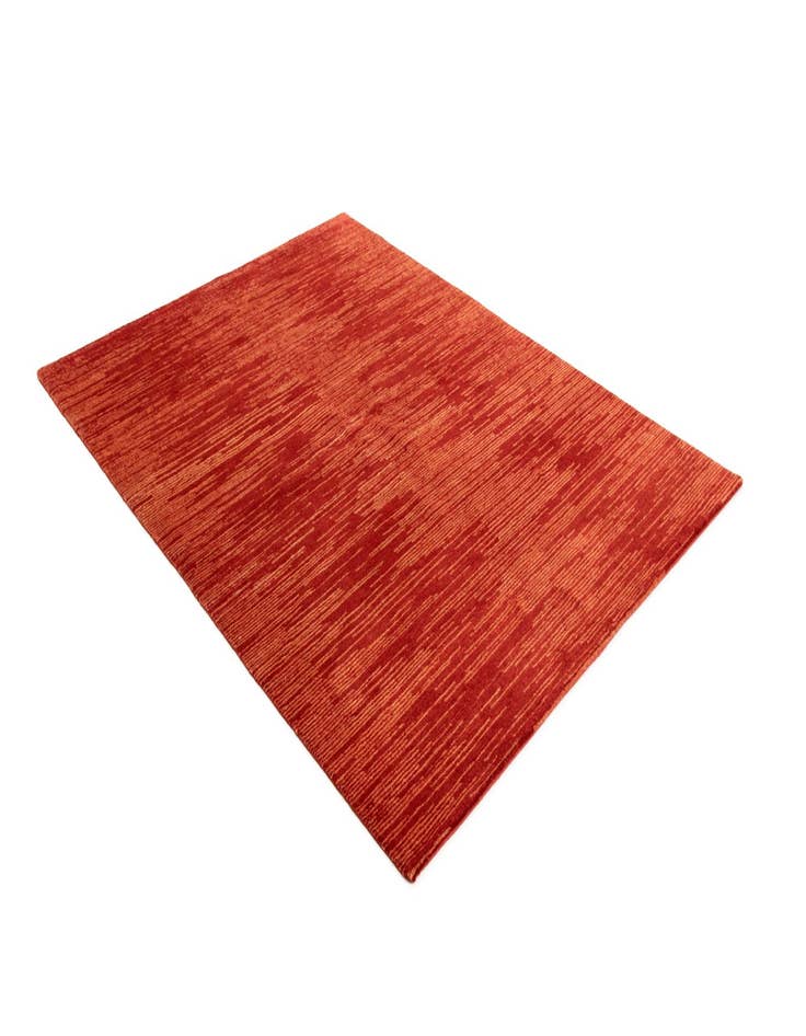 Detail image of  4' 9 x 6' 6  Hand Knotted Simla Mohair Rug