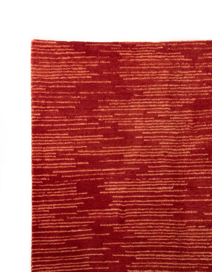 Detail image of  4' 9 x 6' 6  Hand Knotted Simla Mohair Rug