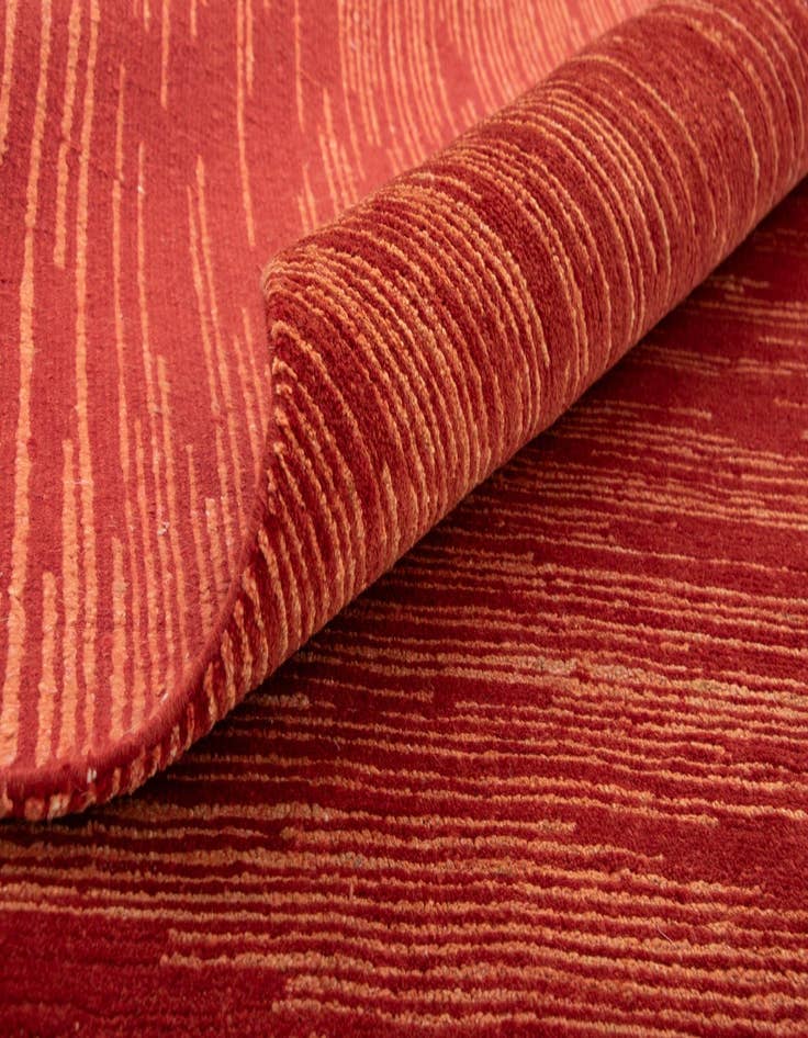 Detail image of  4' 9 x 6' 6  Hand Knotted Simla Mohair Rug