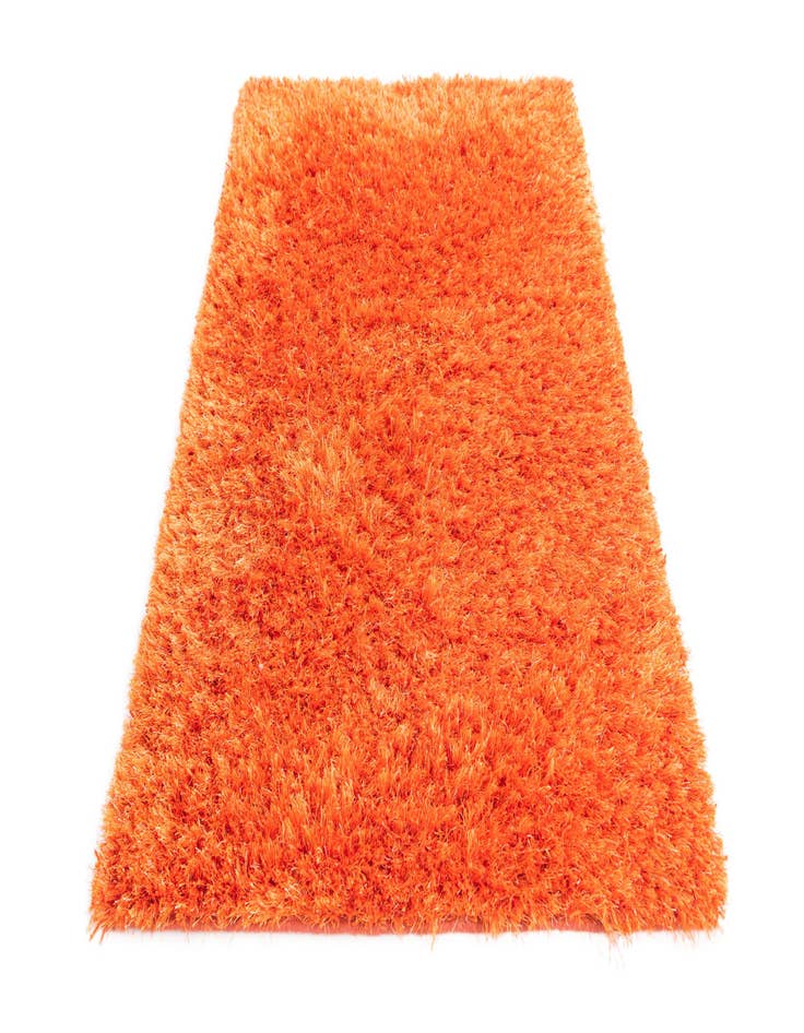 Detail image of  3' x 5' 3  Hand Knotted Solid Shag Oriental Rug