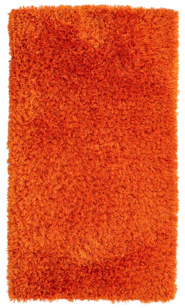  3' x 5' 3  Hand Knotted Solid Shag Oriental Rug