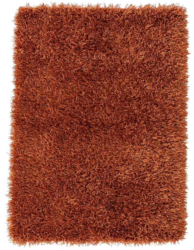 Detail image of  3' 3 x 5' 9  Hand Knotted Solid Shag Oriental Rug