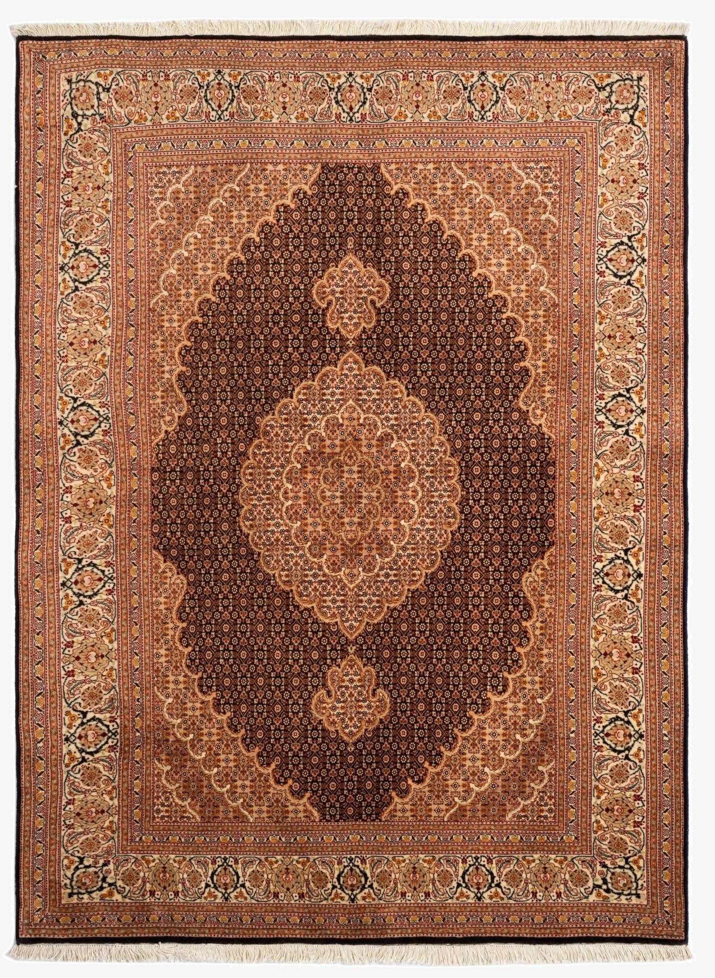  4' 11 x 6' 10 Tabriz Mahi Wool Rug
