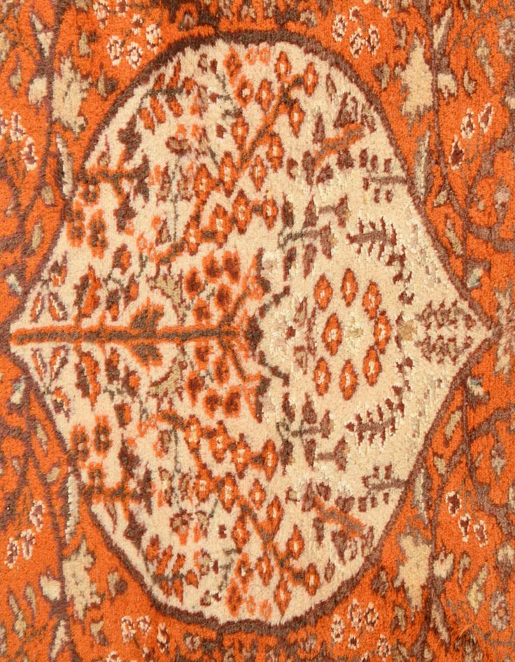 Detail image of  4' 1 x 6' 1  Hand Knotted Tabriz Rug