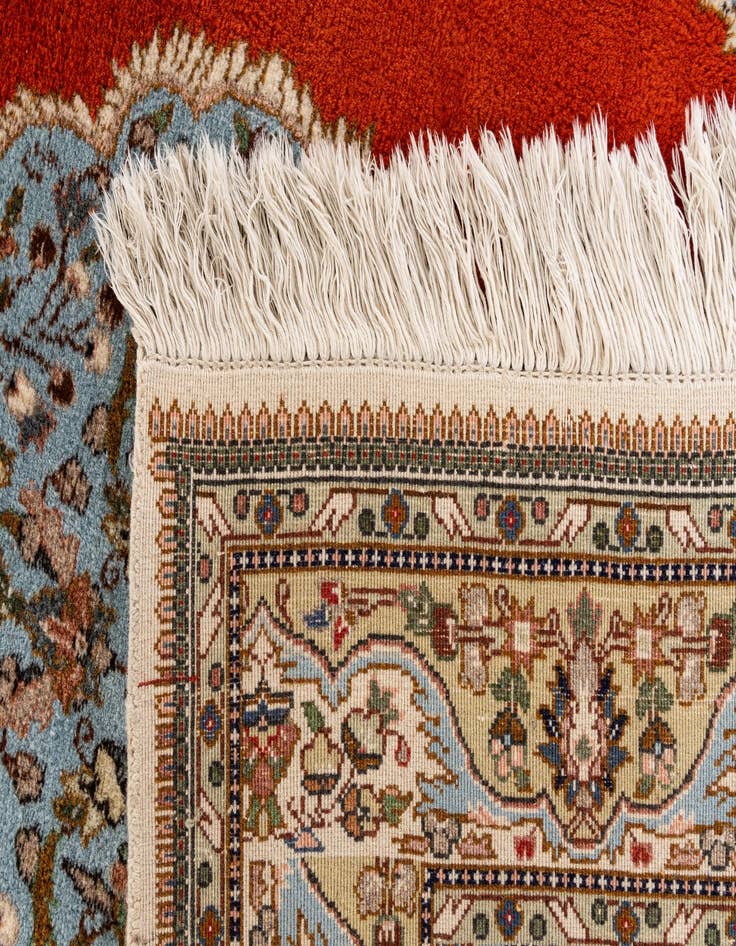 Detail image of  5' 7 x 8' 9  Hand Knotted Tabriz Wool Rug