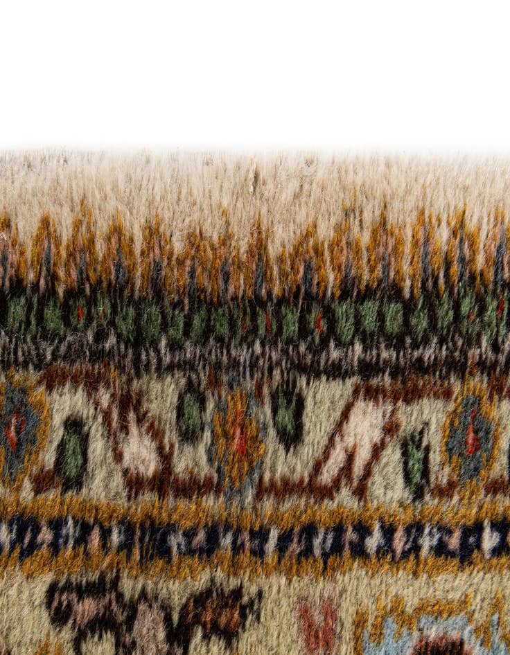 Detail image of  5' 7 x 8' 9  Hand Knotted Tabriz Wool Rug