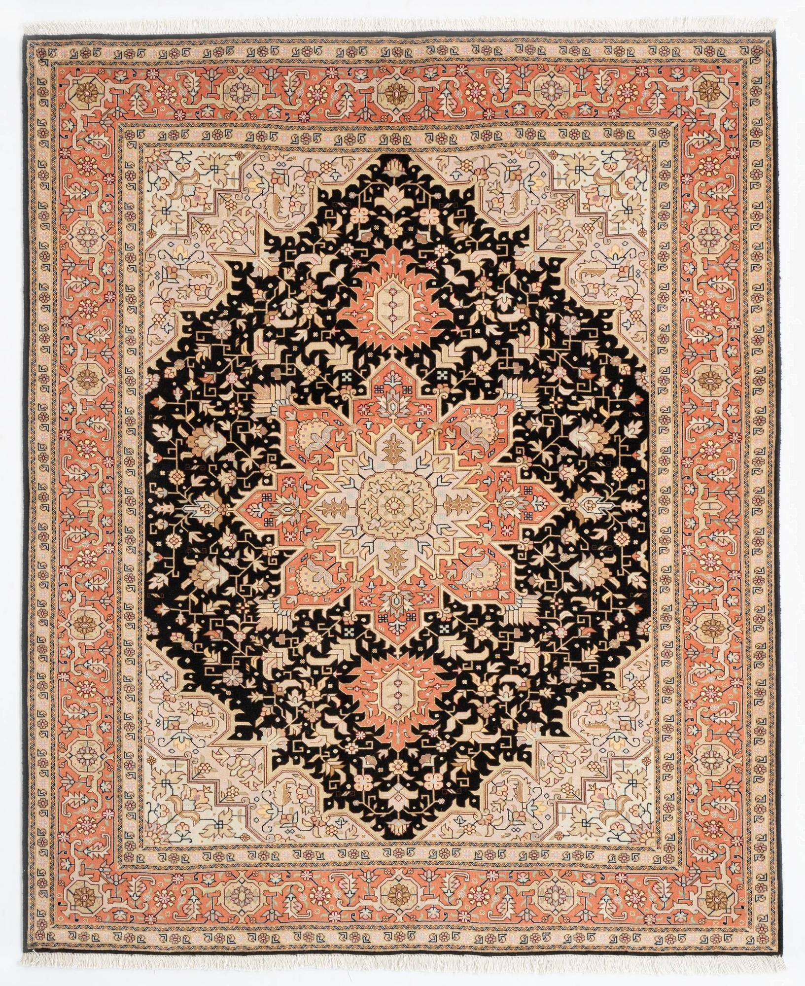  5' 1 x 6' 4 Tabriz Rug