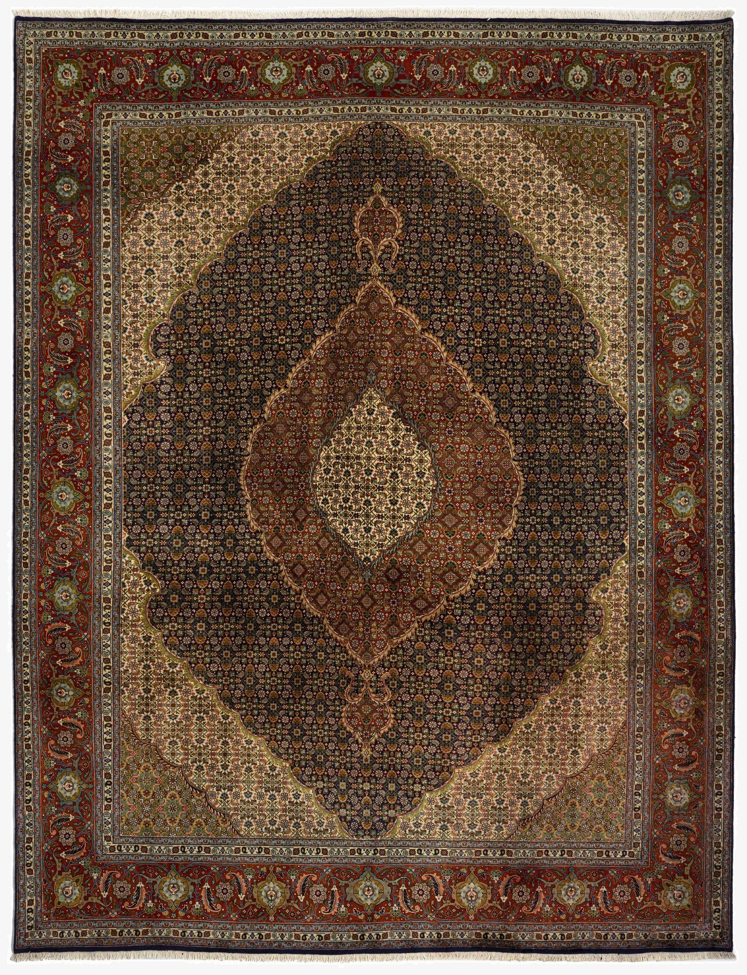  10' x 13' Tabriz Rug