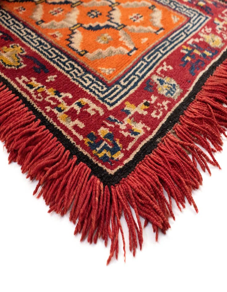 Detail image of  2' 2 x 4' 4  Hand Knotted Tibet Rug