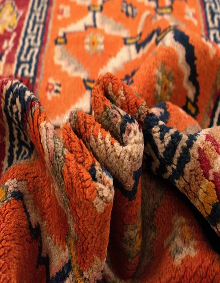 Detail image of  2' 2 x 4' 4  Hand Knotted Tibet Rug