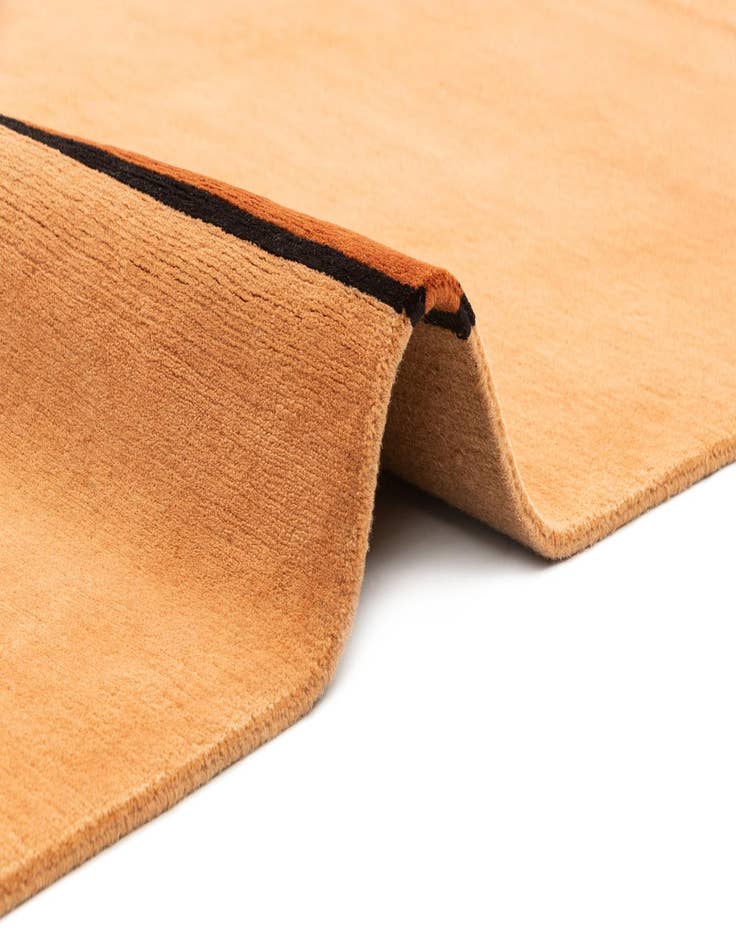 Detail image of  5' x 6' 9  Hand Knotted Tibet Wool Rug