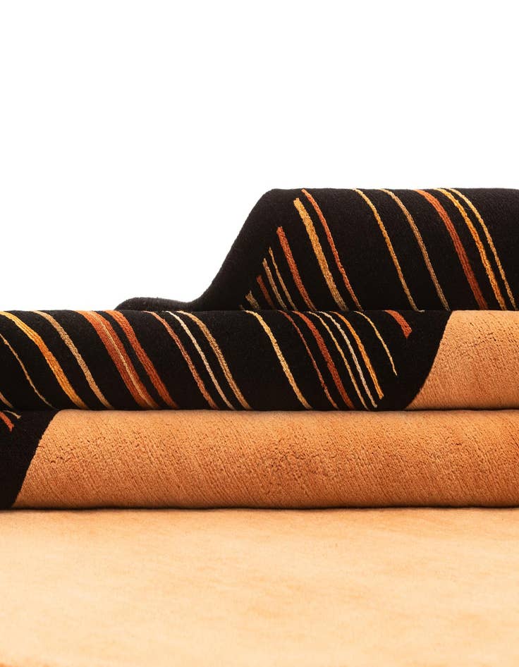 Detail image of  5' x 6' 9  Hand Knotted Tibet Wool Rug