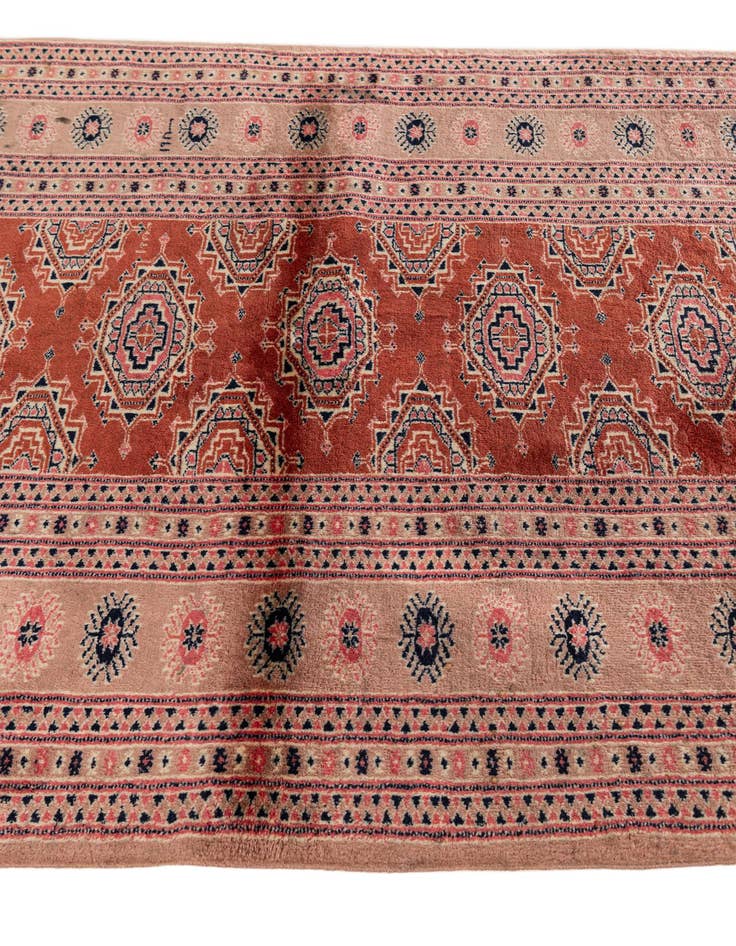 Detail image of  3' 3 x 5' 1  Hand Knotted Torkaman Oriental Wool Rug