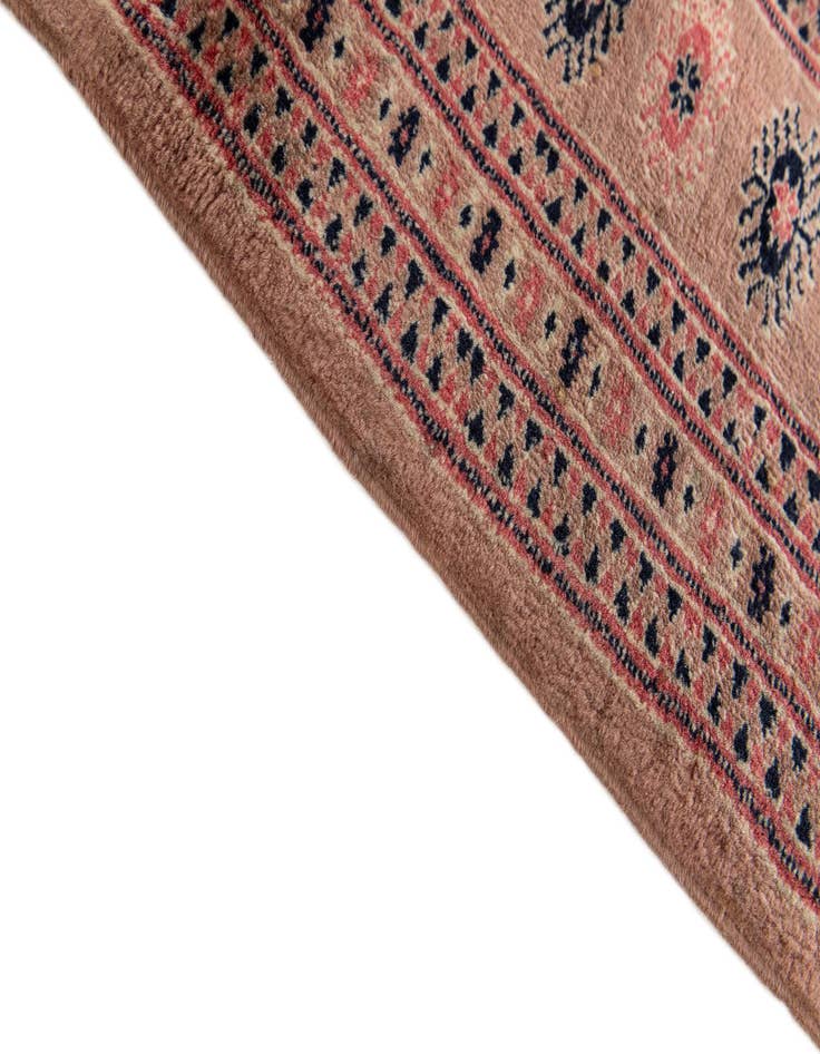 Detail image of  3' 3 x 5' 1  Hand Knotted Torkaman Oriental Wool Rug